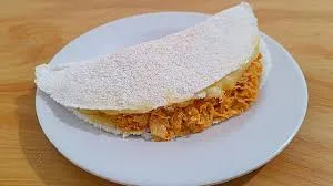 Tapioca Frango Com Creme Cheese
