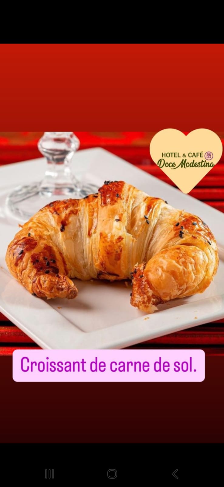 Croissant Carne Seca