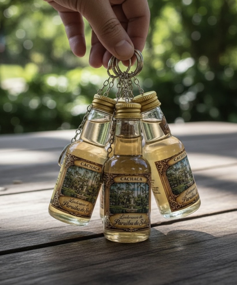 Cachaça chaveiro
