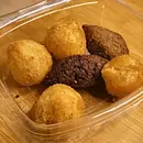 Mini bolinhas de charque - Fitness