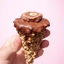 Cone trufado Ferrero Rocher 