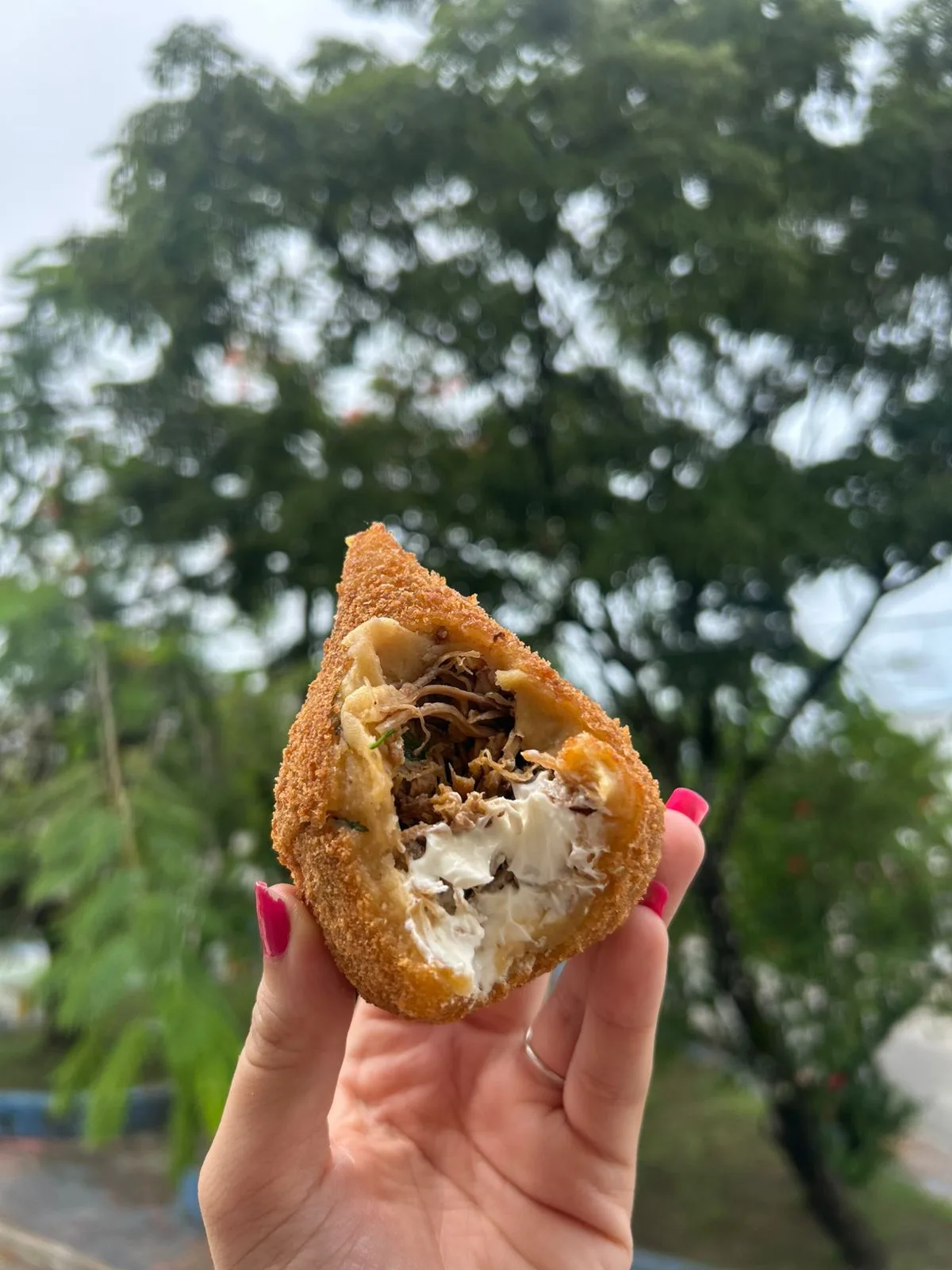 Coxinha | costela com creme chesse