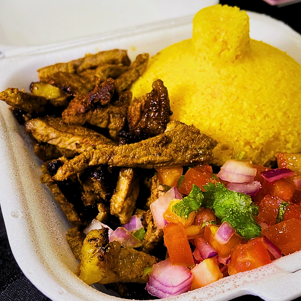 Cuscuz de Carne com Queijo