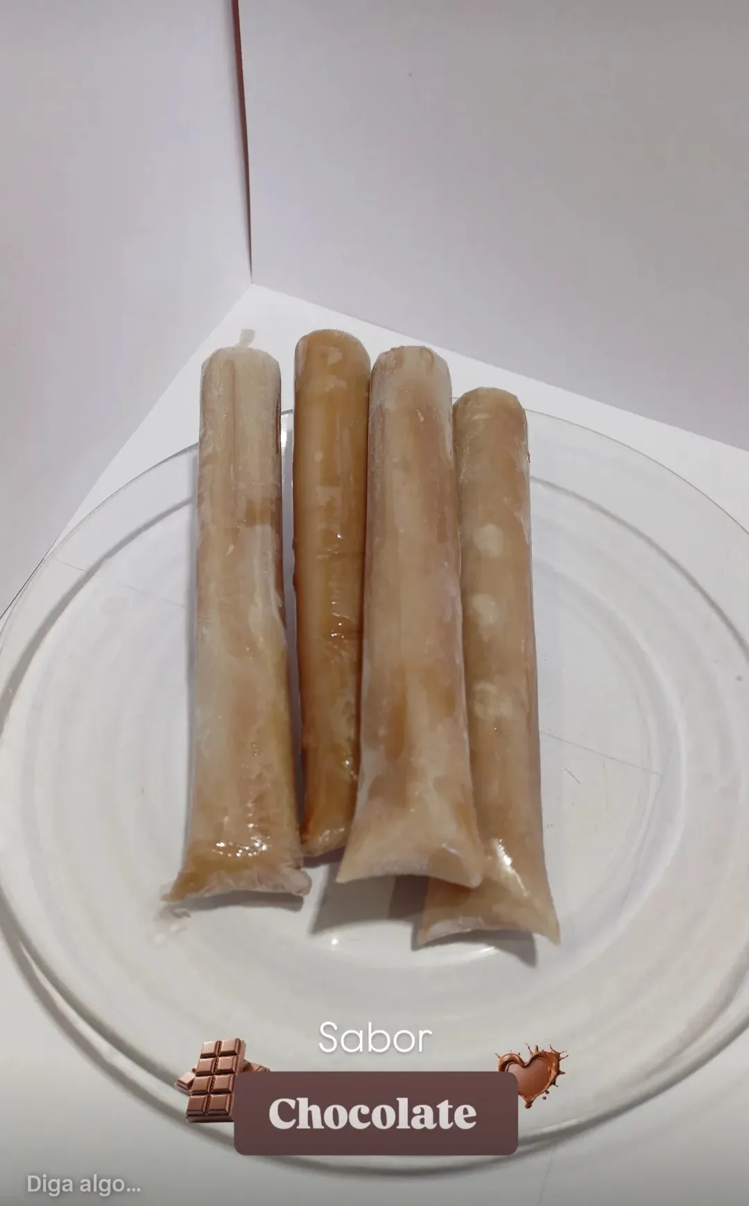 Geladinho de chocolate (comum)