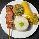 Espeto Completo de Costelinha de Porco