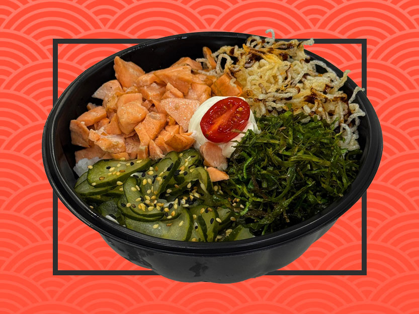 Poke Salmão Grelhado Crispy