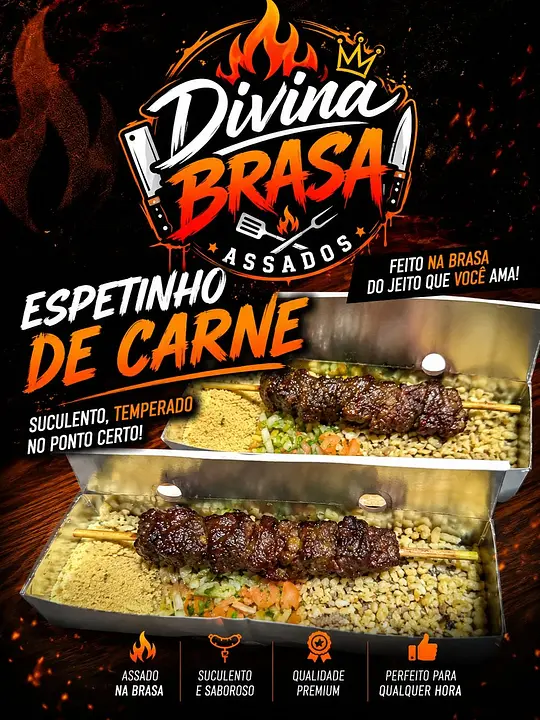Espetinho de Carne