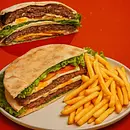 Beirute de Hambúrguer + Batata frita 