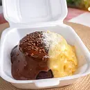 Mini bolo vulcão dois amores