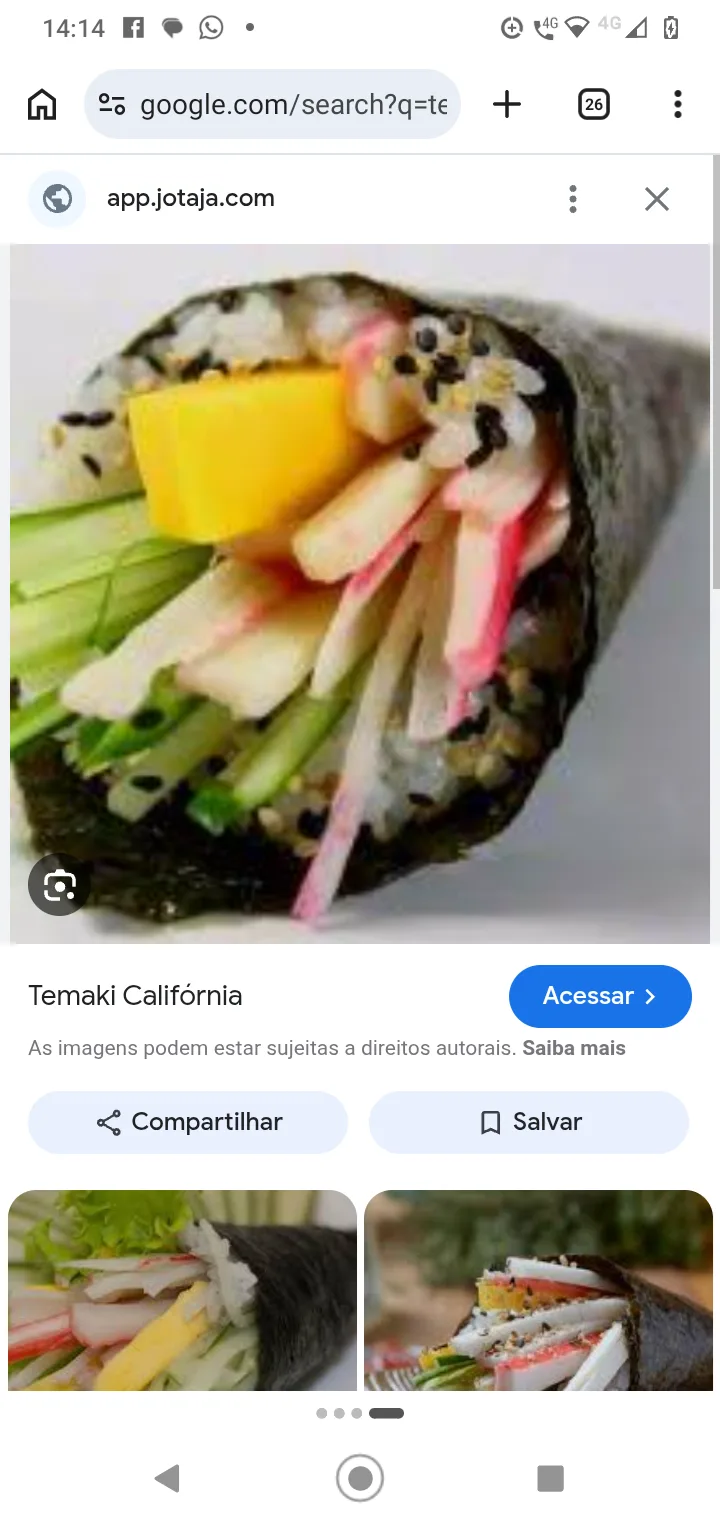 Temaki Califórnia 