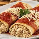 Panqueca Frango com Catupiry