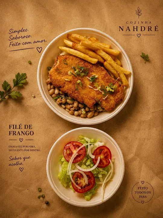 Filé de Frango Empanado