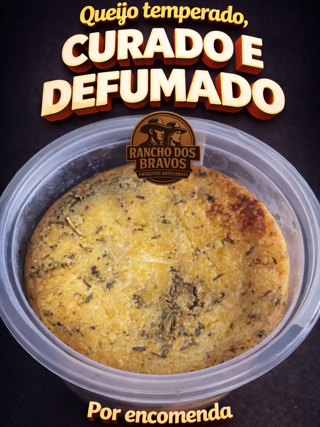 Queijo curado e defumado 