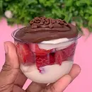 Potinho de Ninho com Morangos & Nutella