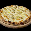 Pizza Média de Frango com Requeijão - 6 Pedaços