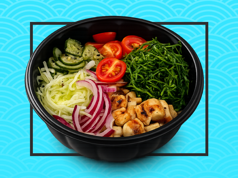 Poke Frango Teriyaki
