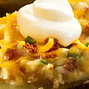 Batata recheada de 3 Queijos