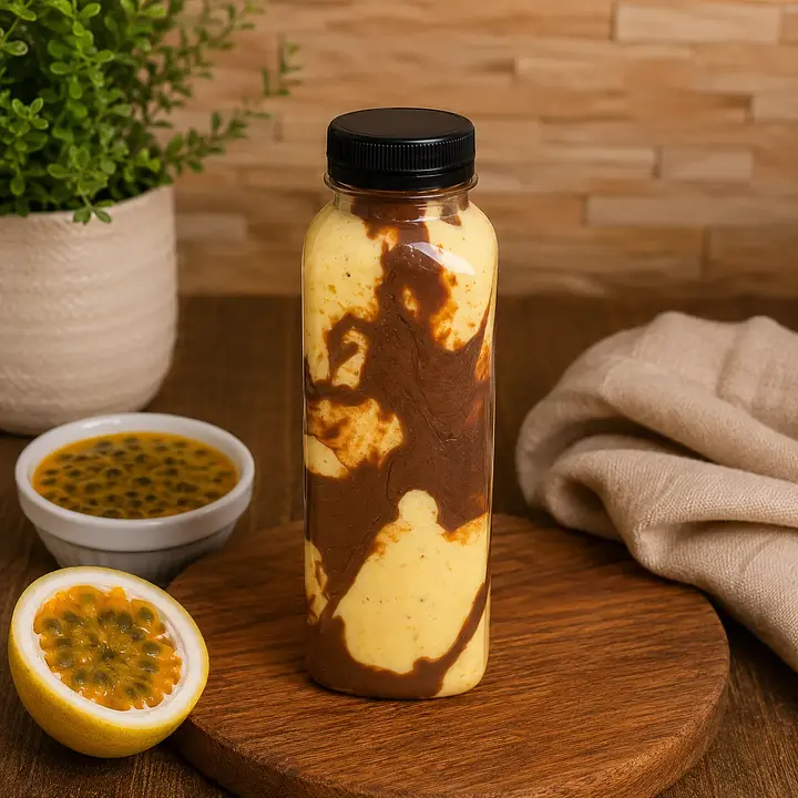 🍫🥭 Mousse de Maracujá com Chocolate