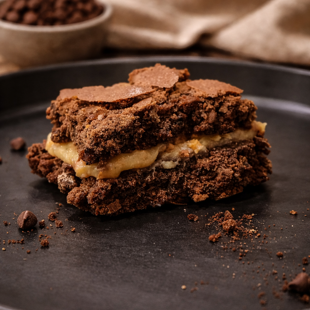 Brownie de paçoca: 