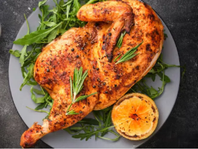 Meio Frango Assados