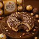 Donut de Ferrero Rocher