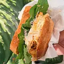 Lanche Natural de Rúcula e Ricota e Frango