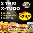COMBO 2 trio X-TUDO C/CHIPS + 2 GUARACAMP 