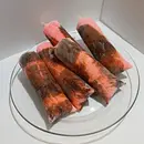 Geladinho de morango com chocolate (gourmet)