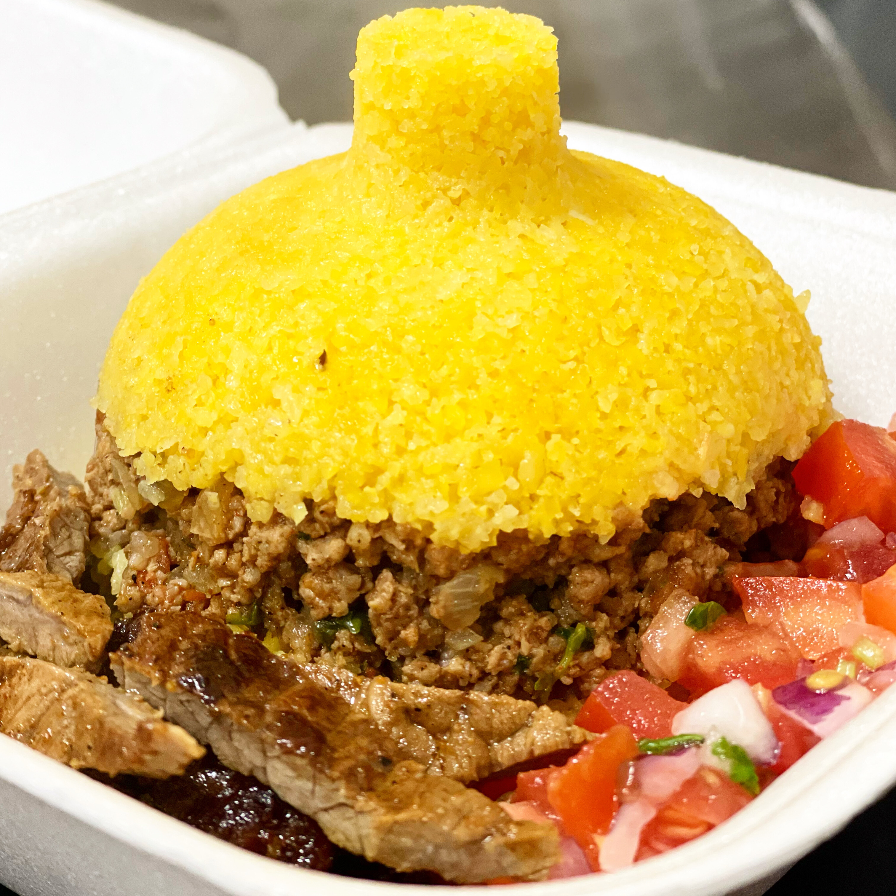Cuscuz de Carne Moída