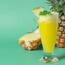 Suco de Abacaxi com Hortelã 