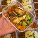 Filé de peixe gralhado