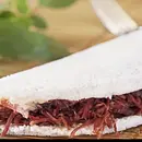 Tapioca Carne Charque com Creme Cheese