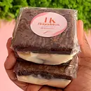 Brownie Recheado com Ninho & Nutella