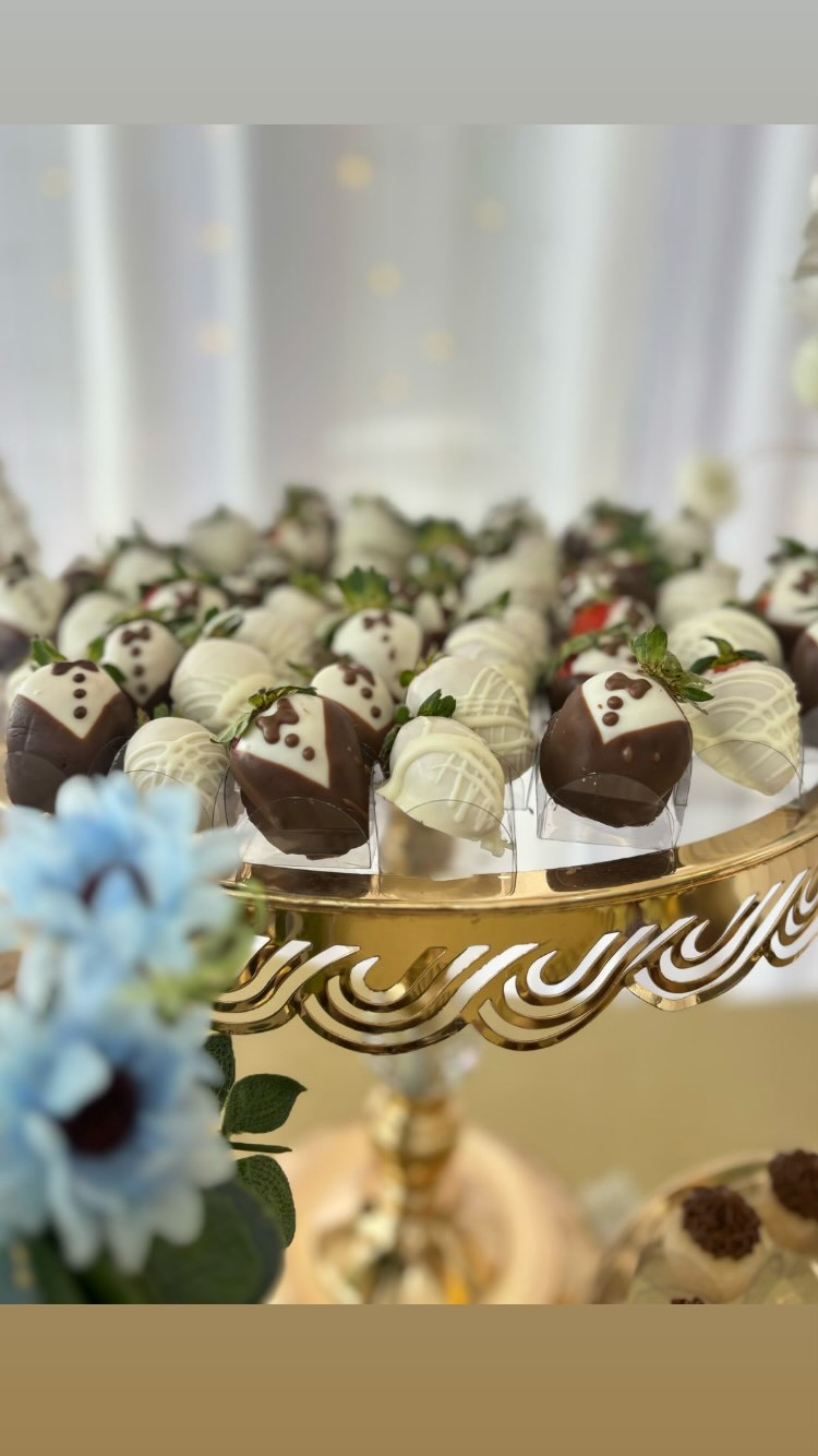 Morango com chocolate 