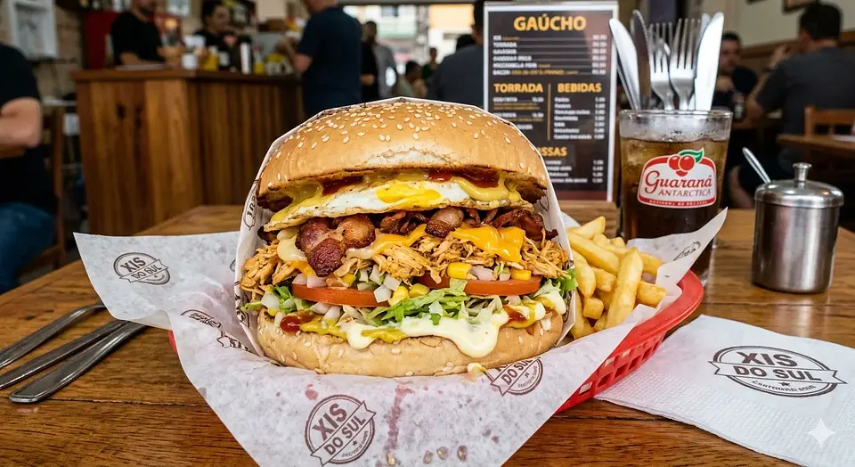 Xis frango com bacon+cheddar 