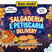 Salgaderia e petiscaria delivery