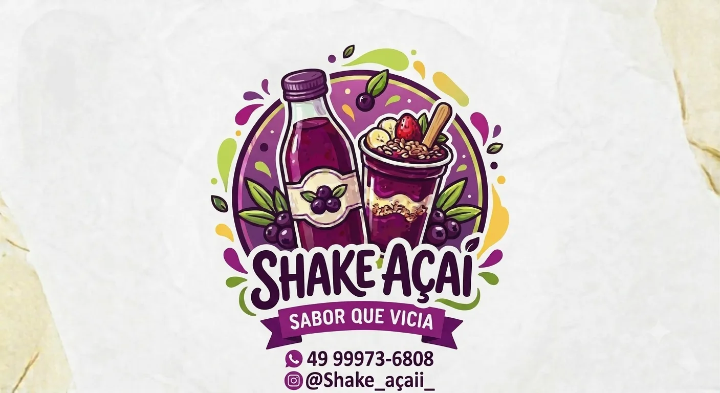 Shake açaí