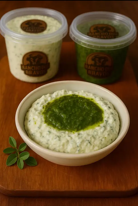Creme cheese com Molho Pesto- 250gr