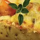 Batata recheada de Camarão