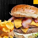 DUPLO CHEDDAR BACON PICANHA C/CHIPS