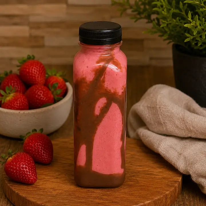 🍓🍫 Mousse de Morango com Chocolate