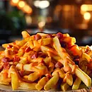 Batata com Cheddar e Bacon