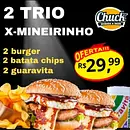 COMBO 2 TRIO MINEIRINHO C/CHIPS + 2 GUARACAMP 