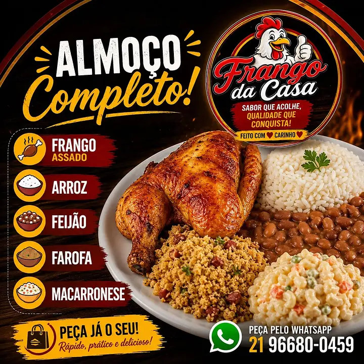 Marmita de Frango assado 