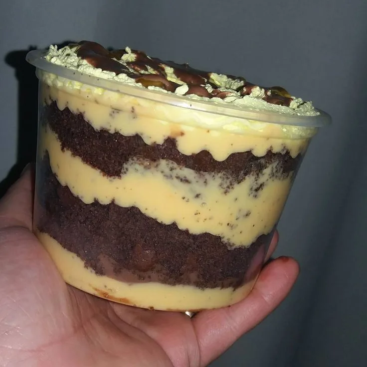 Bolo de pote de maracujá 