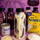 Açaí com leite condensado e ninho